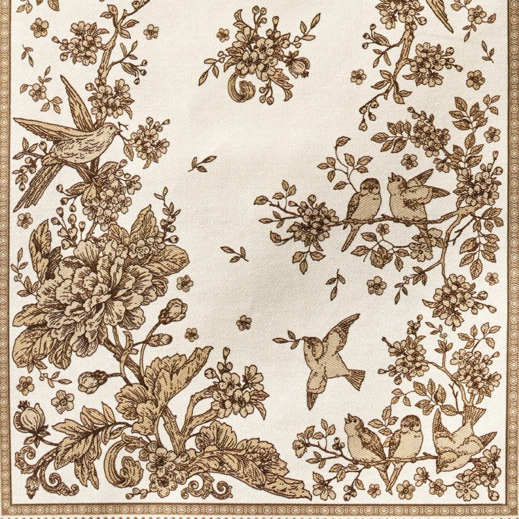 Дорожка  " royal garden" 40х146см ,белый ,100% хлопок ,твил с пропиткой (850-754-3) 