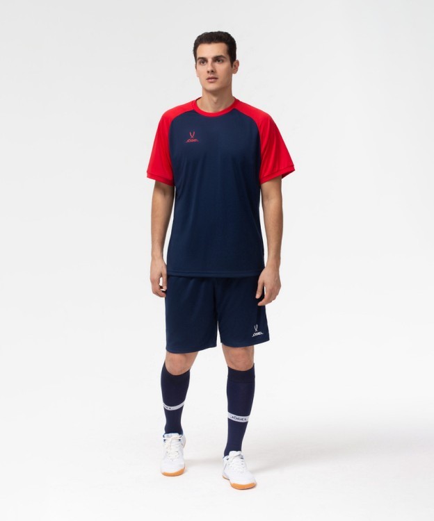 Футболка игровая CAMP Reglan Jersey, темно-синий/красный (701747) Футболка игровая CAMP Reglan Jersey, темно-синий/красный (701747)