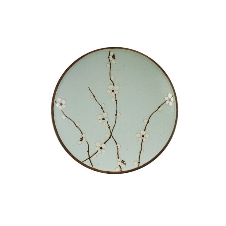 Тарелка 7100, 22.5, фарфор, green, TOKYO DESIGN