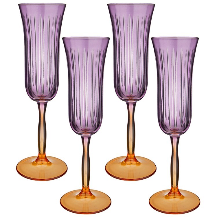Набор бокалов из 4 штук "sicilia" violet 175mл Rakle (312-107)