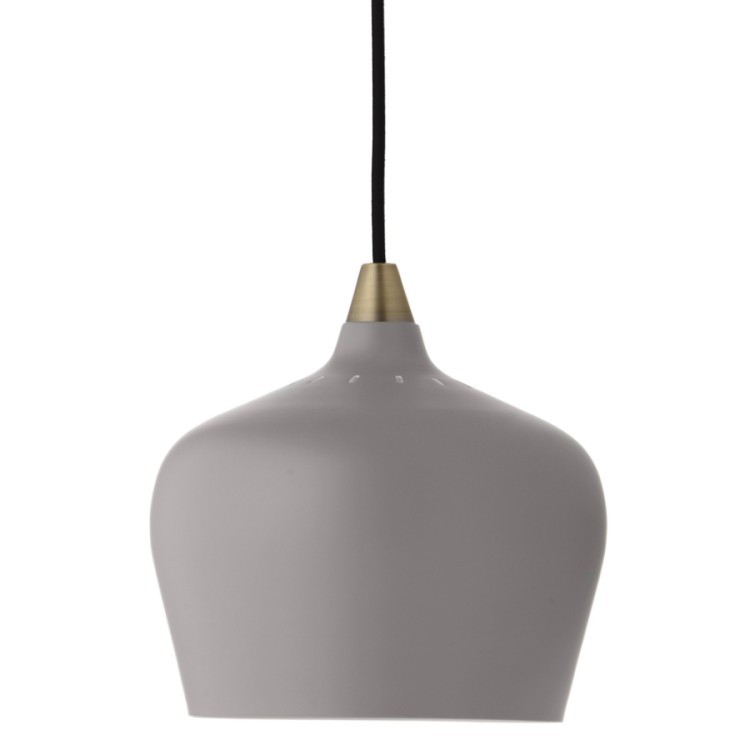 Лампа подвесная cohen xl, 32хD32 см, серая матовая, черный шнур (67990)