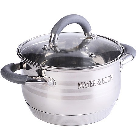 Кастрюля 2,9 л нерж с/кр Mayer&Boch (30943) Кастрюля 2,9 л нерж с/кр Mayer&Boch (30943)