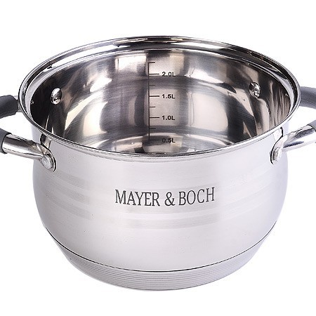 Кастрюля 2,9 л нерж с/кр Mayer&Boch (30943) Кастрюля 2,9 л нерж с/кр Mayer&Boch (30943)