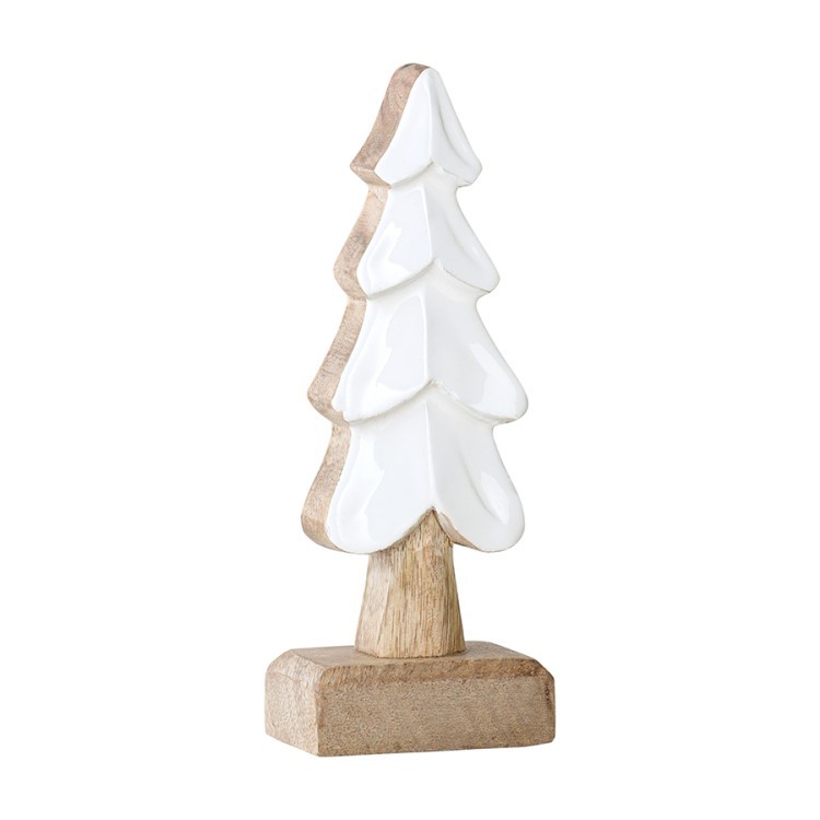 Декор новогодний snowy tree из коллекции new year essential, 20 см (79909)