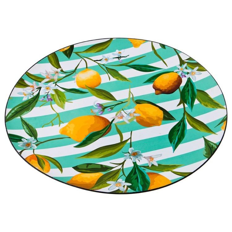 Поднос итальянская коллекция "лимоны" диаметр=40 см без упаковки Lefard (106-543)