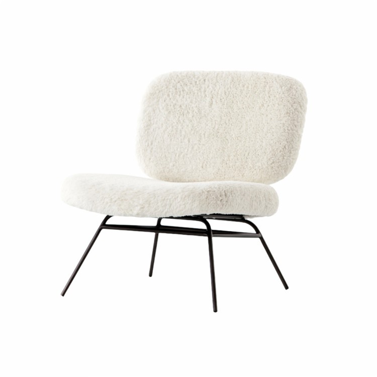 Кресло HAC6193-ME/CF055, металл, текстиль, white, ROOMERS FURNITURE