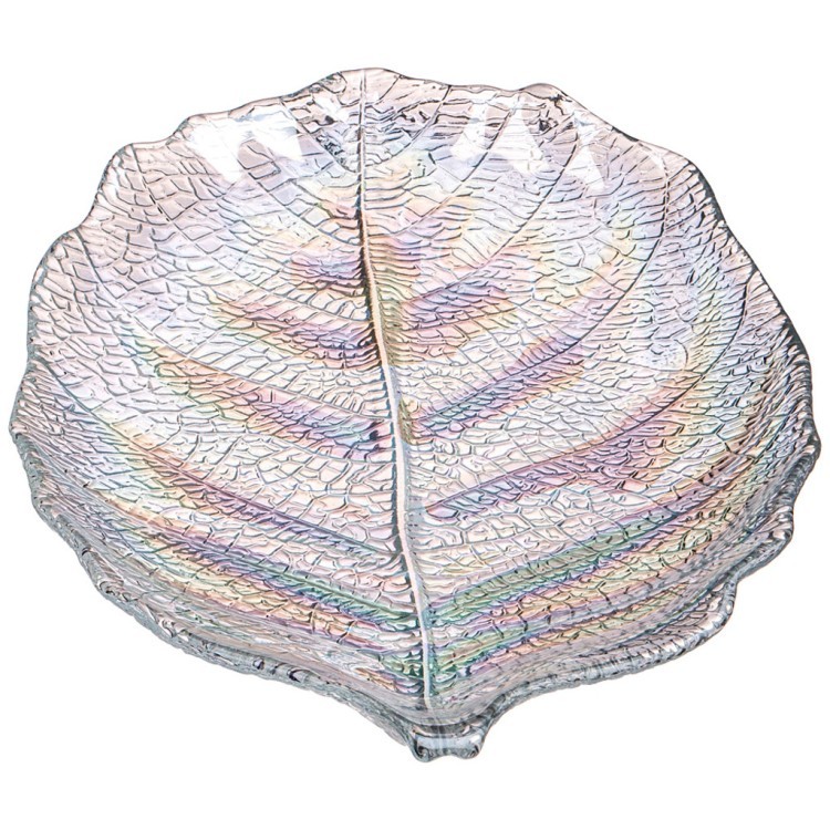 Блюдо "luster leaf" rainbow 37см без упаковки (мал 4шт) АКСАМ (339-113)