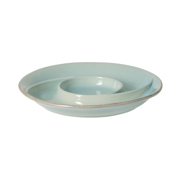 Тарелка CD342-RBL(WWP332-02409E), 32,3 см, керамика, robins egg blue, CASAFINA BY COSTA NOVA