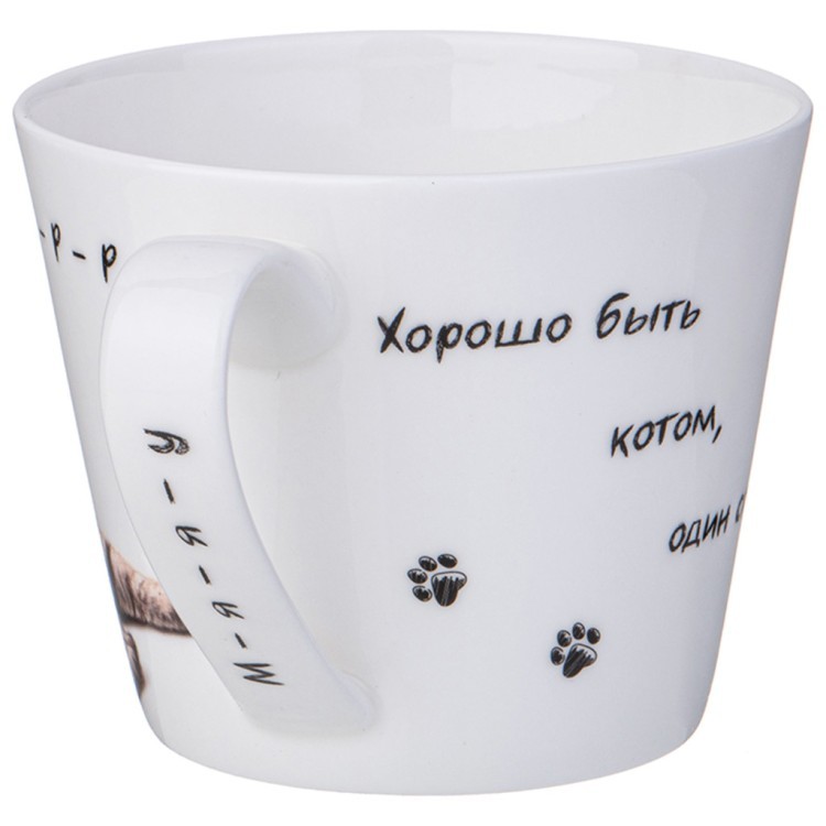 Кружка lefard "бери кота" 450 мл, разноцветный (104-968-11) 