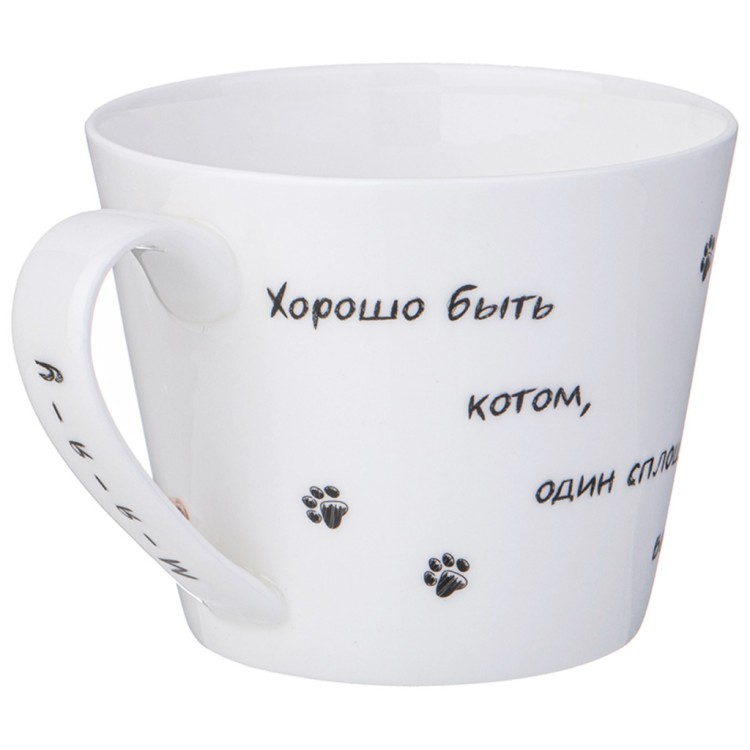 Кружка lefard "бери кота" 450 мл, разноцветный (104-968-11) 