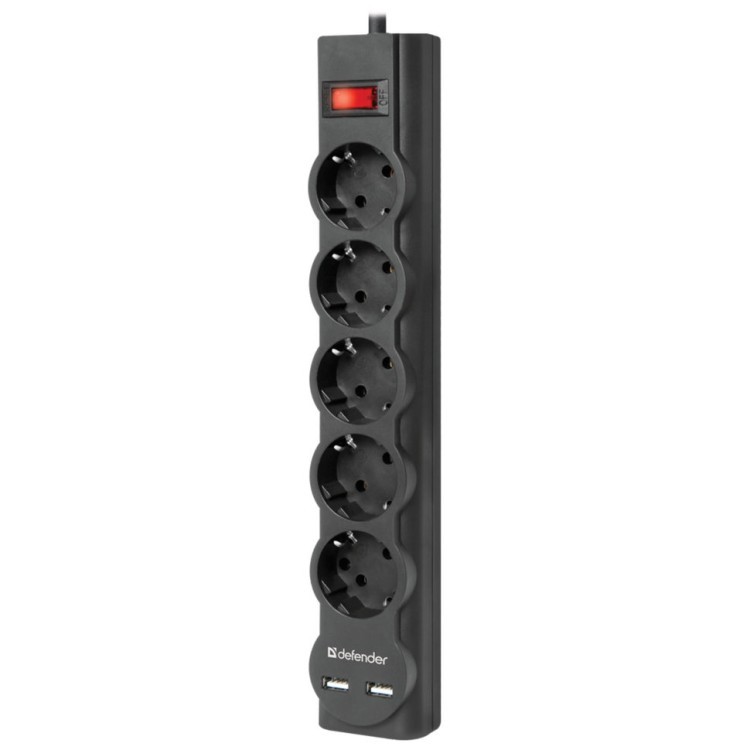 Сетевой фильтр Defender DFS 753 5 розеток 2 USB 3 м 99753 (512732) (1) (64711) Сетевой фильтр Defender DFS 753 5 розеток 2 USB 3 м 99753 (512732) (1) (64711)