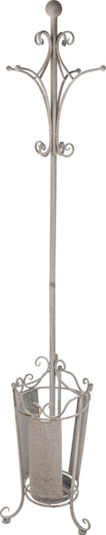 Вешалка напольная с подставкой для зонтов 30*185 см(кор=2шт.) Lefard (123-197)