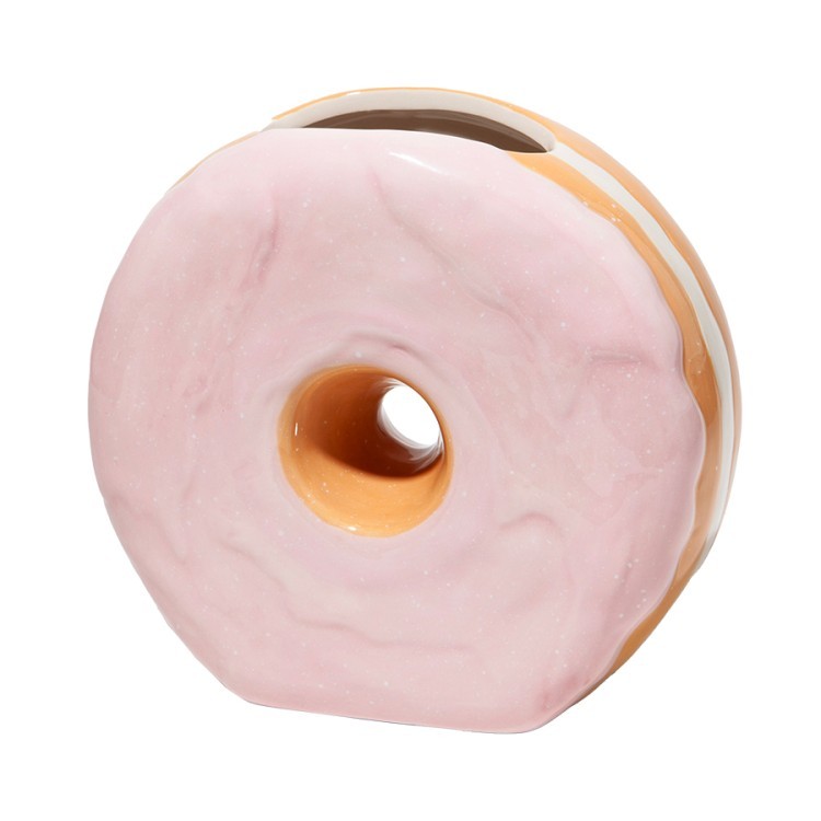 Ваза для цветов fast food, donut, 16 см (78570)