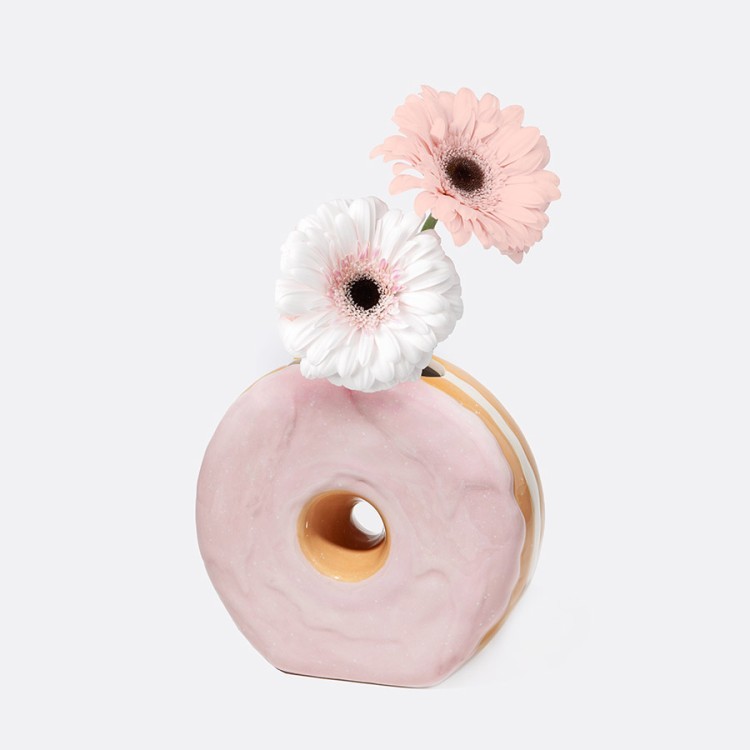 Ваза для цветов fast food, donut, 16 см (78570)