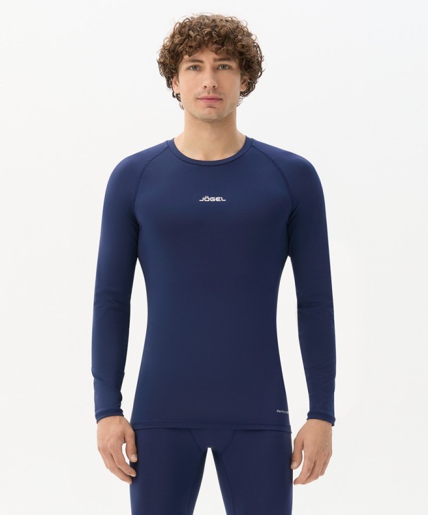 Футболка компрессионная с длинным рукавом JOGEL CAMP PerFormDRY Baselayer LS Tee, темно-синий (2123248)
