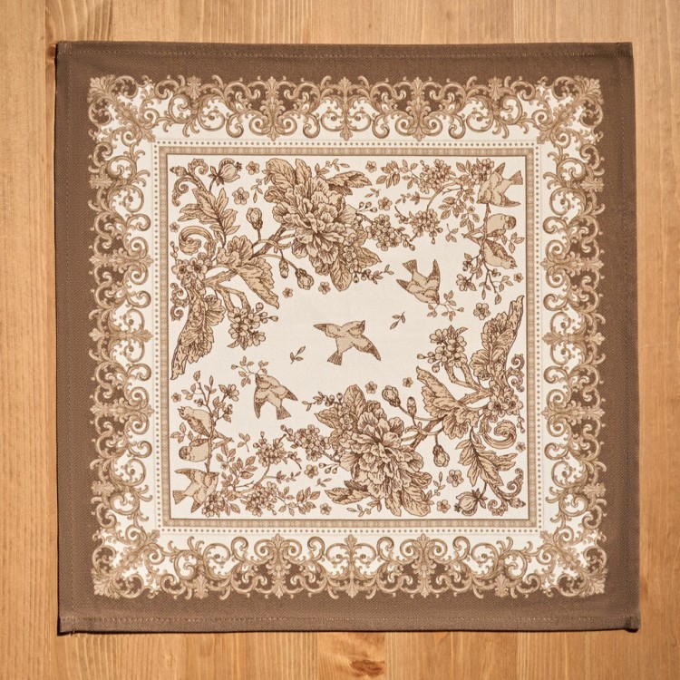 Набор салфеток из 2-х шт "royal garden",40х40см, 100% хлопок ,бежевый ,твил, (850-754-8) Набор салфеток из 2-х шт "royal garden",40х40см, 100% хлопок ,бежевый ,твил, (850-754-8)