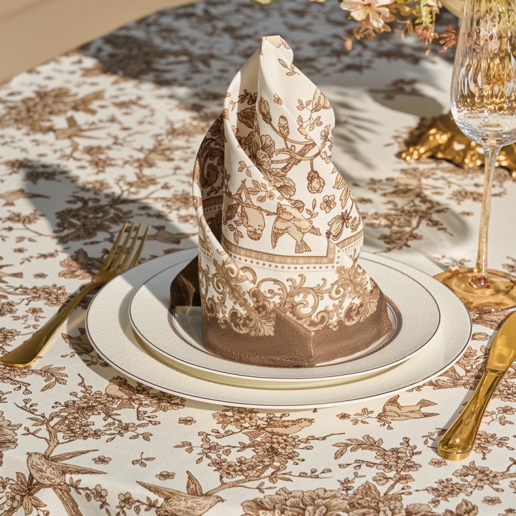 Набор салфеток из 2-х шт "royal garden",40х40см, 100% хлопок ,бежевый ,твил, (850-754-8) Набор салфеток из 2-х шт "royal garden",40х40см, 100% хлопок ,бежевый ,твил, (850-754-8)