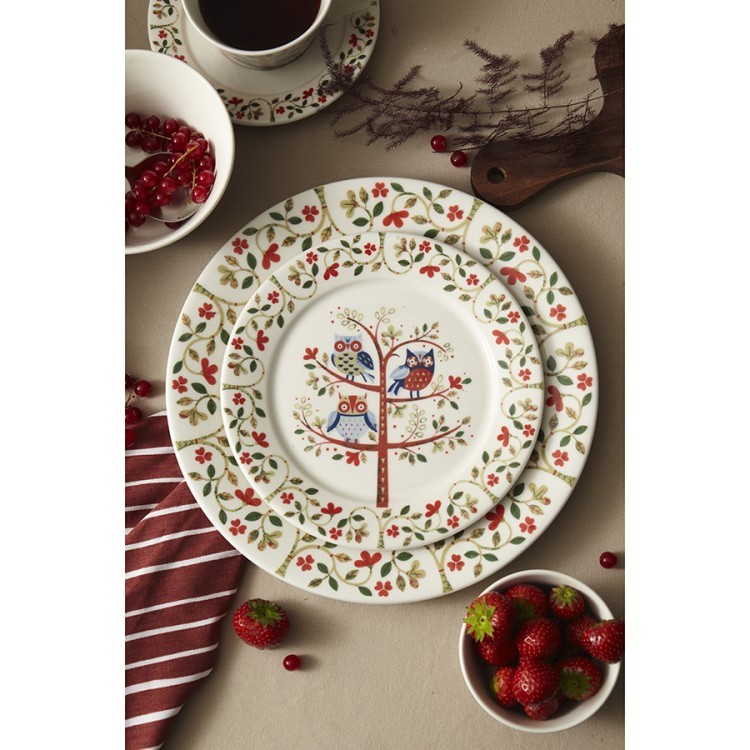 Набор тарелок owl из коллекции birds of paradise в подарочной упаковке, D21 см, 2 шт. (77597) Набор тарелок owl из коллекции birds of paradise в подарочной упаковке, D21 см, 2 шт. (77597)