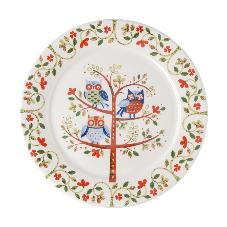 Набор тарелок owl из коллекции birds of paradise в подарочной упаковке, D21 см, 2 шт. (77597) Набор тарелок owl из коллекции birds of paradise в подарочной упаковке, D21 см, 2 шт. (77597)