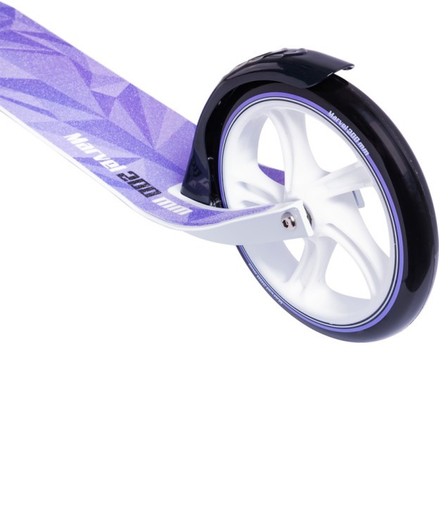 Самокат 2-колесный Marvel 200 мм, фиолетовый/белый (321129)