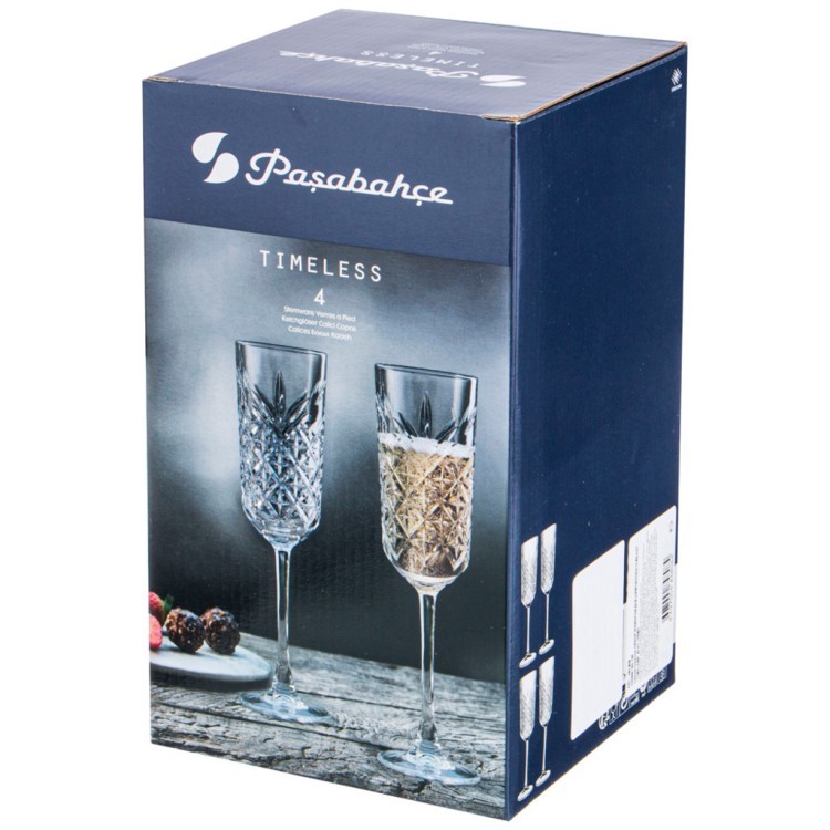 Набор фужеров для шампанского из 4 шт."timeless" агат 175 мл TIMELESS (484-808)