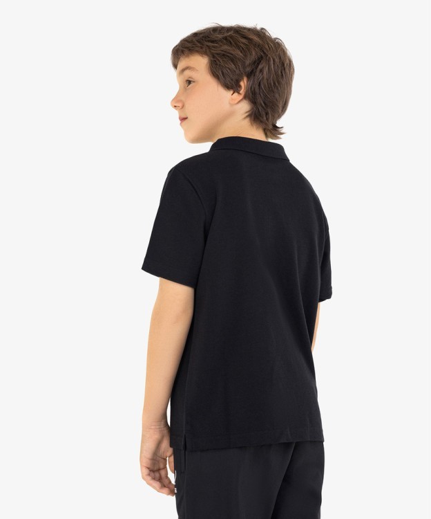 Поло ESSENTIAL Pique Polo, черный, детский (1536014) Поло ESSENTIAL Pique Polo, черный, детский (1536014)