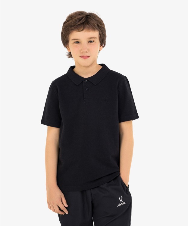 Поло ESSENTIAL Pique Polo, черный, детский (1536014) Поло ESSENTIAL Pique Polo, черный, детский (1536014)