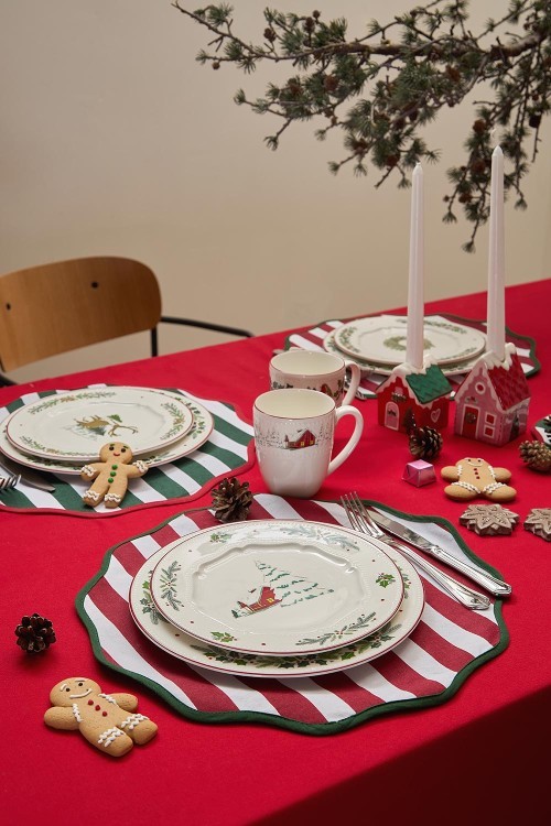 Набор из двух тарелок nordic winter из коллекции new year essential, D26,5 см (79245)