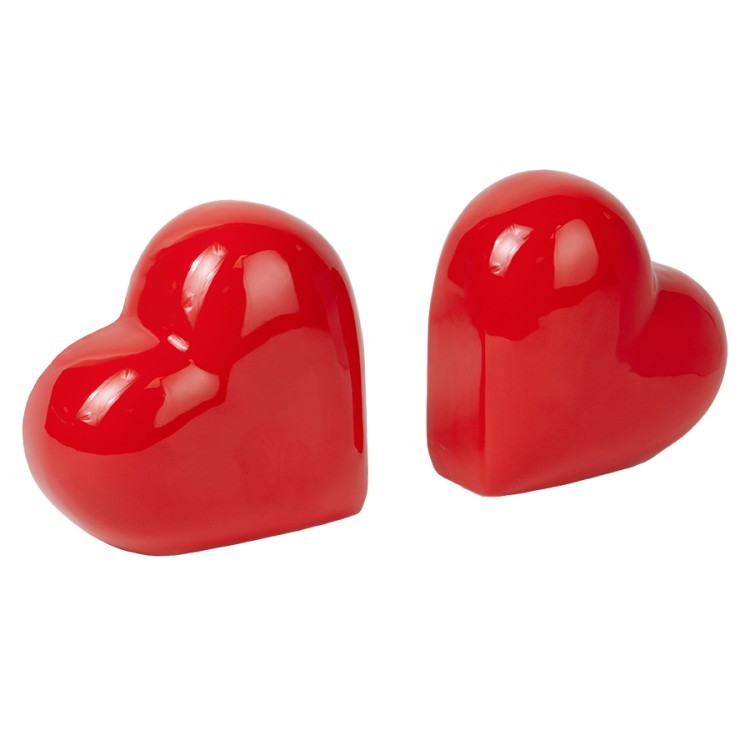 Держатель для книг love, 14х14 см, красный, 2 шт. (79931)