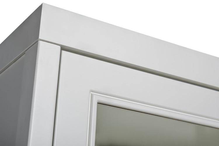 Шкаф-витрина бежевый 1 стеклянный фасад 60*158*40см (TT-00015931)