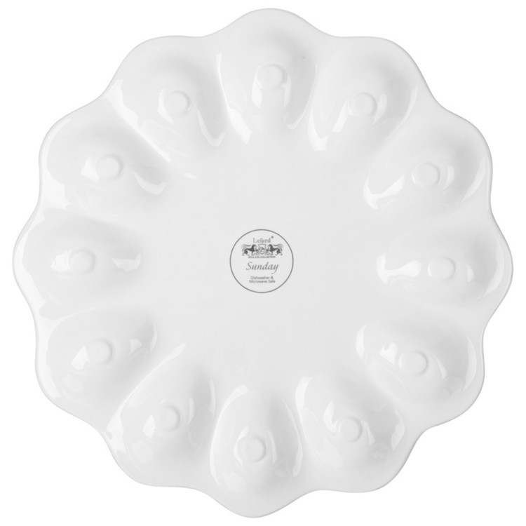 Блюдо для 12 яиц lefard "sunday" 27,5*2 см Lefard (358-2371)