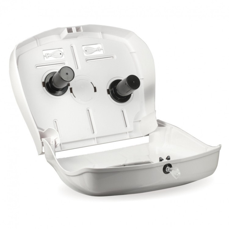 Диспенсер для туалетной бумаги Laima Professional Classic (T1/T2), большой, белый, 601428 (90103) Диспенсер для туалетной бумаги Laima Professional Classic (T1/T2), большой, белый, 601428 (90103)