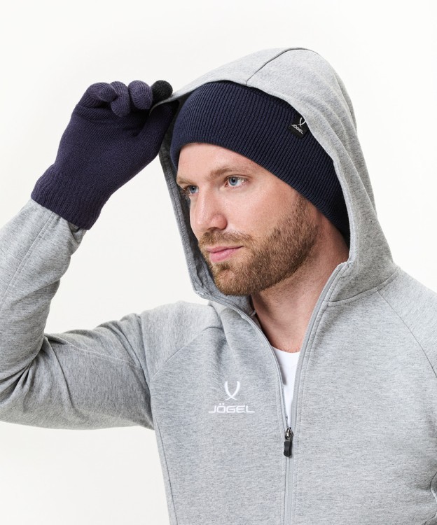 Шапка JÖGEL ESSENTIAL High Beanie, темно-синий (2115817)