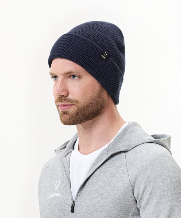 Шапка JÖGEL ESSENTIAL High Beanie, темно-синий (2115817)