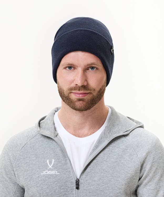 Шапка JÖGEL ESSENTIAL High Beanie, темно-синий (2115817)