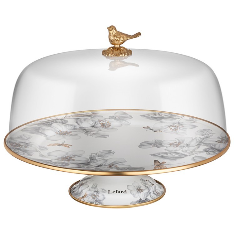 Тортовница lefard с крышкой, серия яблоневый сад, диа.30см Lefard (950-741)