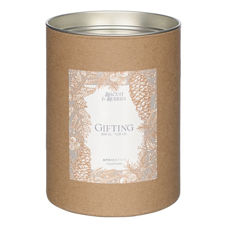 Свеча ароматическая gifting, Печенье и ягоды (новая), 40 ч (75010)