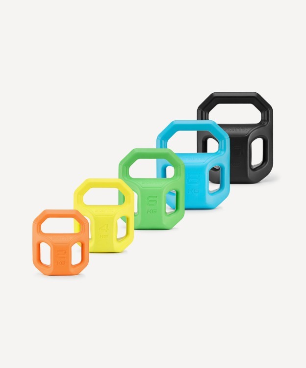 Гиря пластиковая Starfit DB-505, 6 кг, зеленый (2113752)