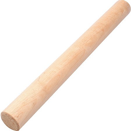 Скалка деревянная цельная Береза 30 см (2401)