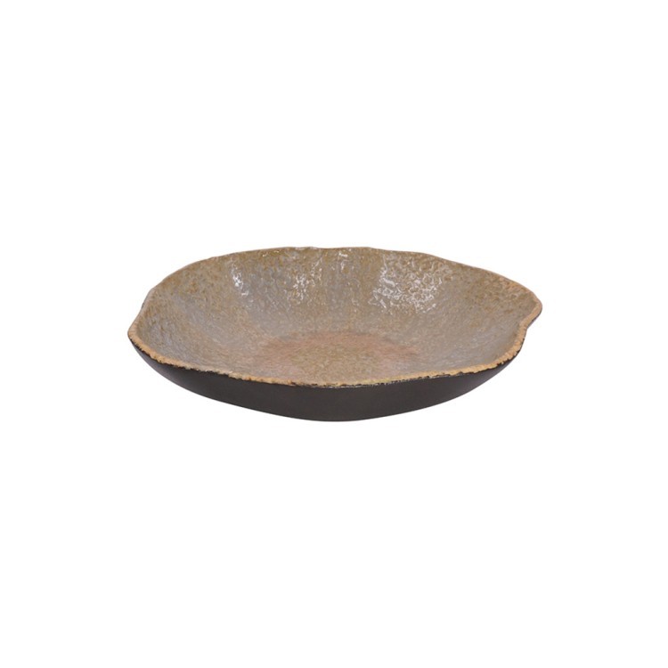Тарелка L9425-ST-IVES-B(BS-BLACK), каменная керамика, Brown, ROOMERS TABLEWARE