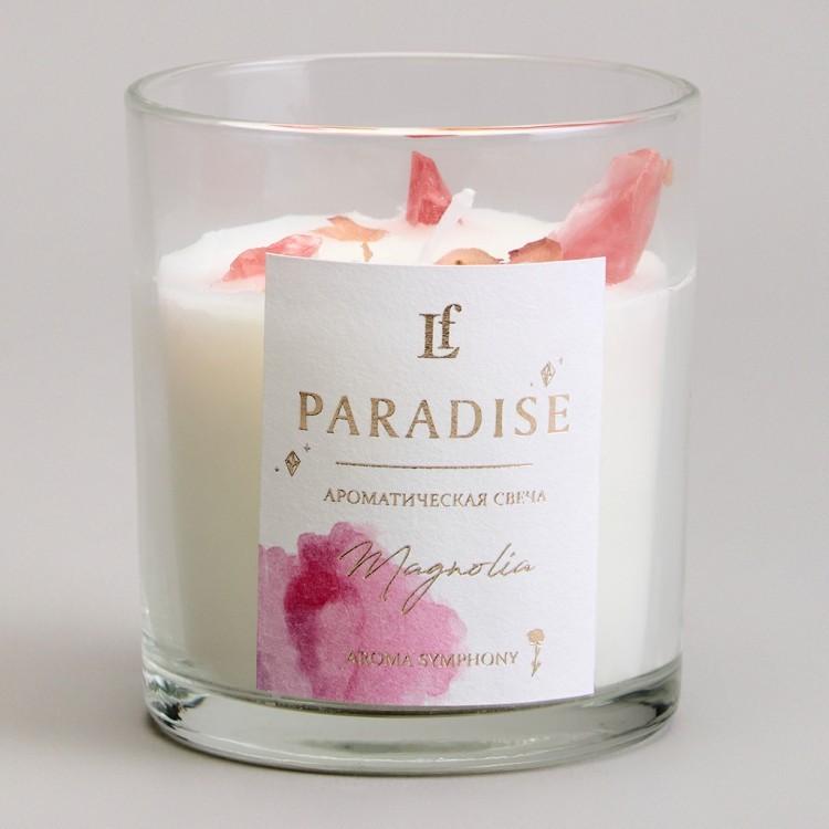 Свеча ароматизированная в стакане "paradise" magnolia 8*9 см мал.= 9шт. Lefard (605-105) Свеча ароматизированная в стакане "paradise" magnolia 8*9 см мал.= 9шт. Lefard (605-105)