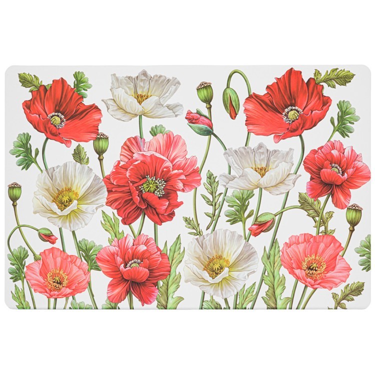 Набор подстановочных салфеток "маки" из 4 шт,, 45х30 см Lefard (771-118)