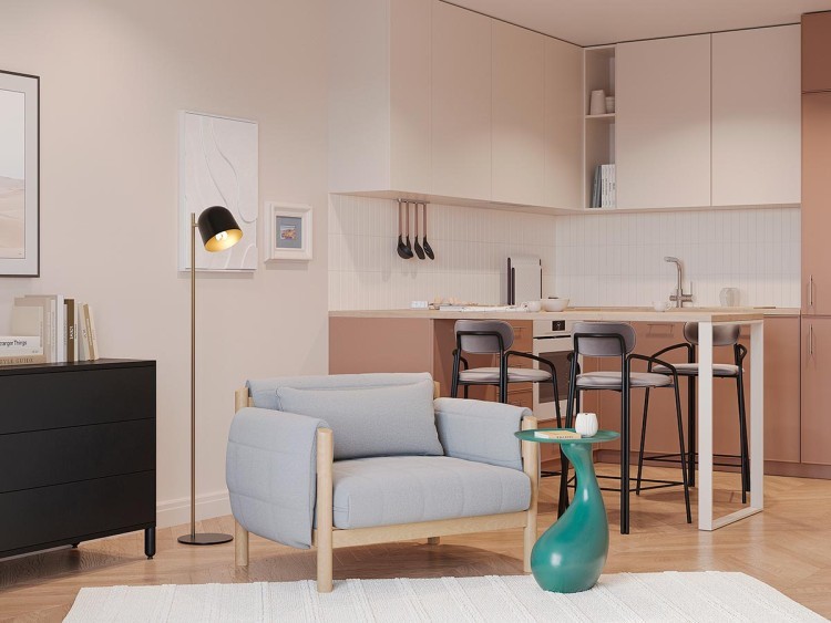 Свеча ароматическая с деревянным фитилём italian cypress из коллекции edge, бежевый, 60 ч (75683)