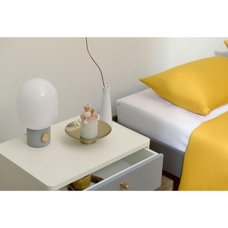 Тумба прикроватная saga, hordur, 55х40х50 см, белая (73873)