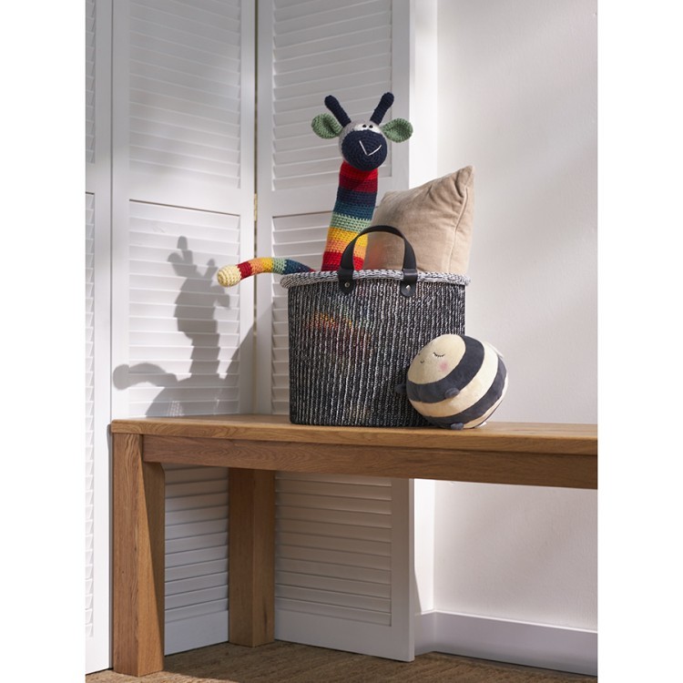 Корзина для хранения sustainable collection, D32х28 см, черная (77678)