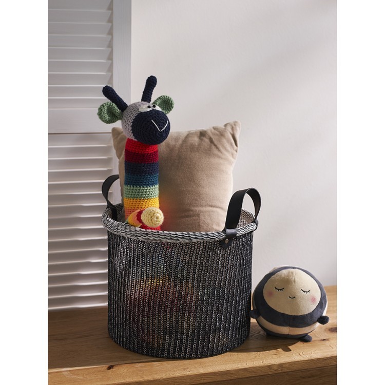 Корзина для хранения sustainable collection, D32х28 см, черная (77678)