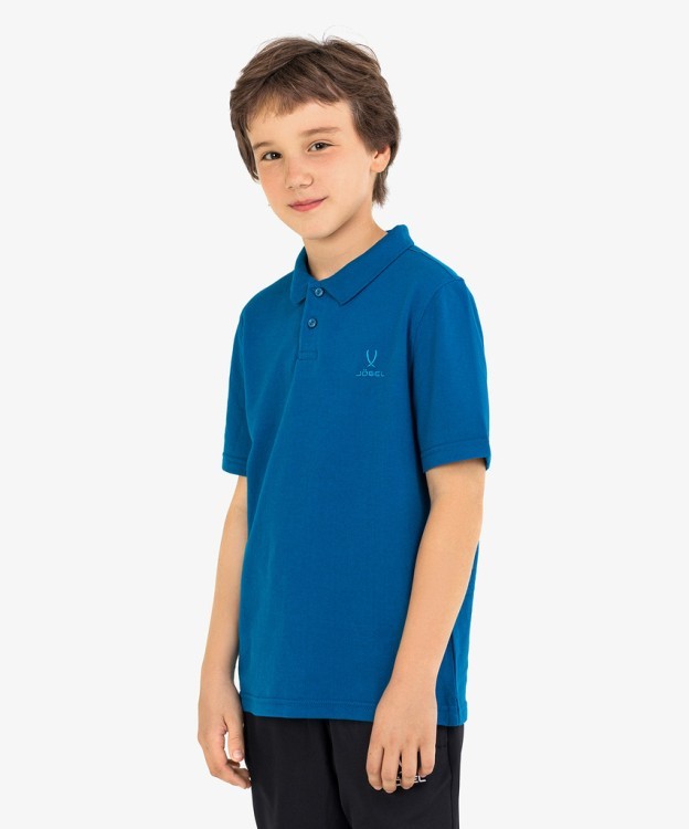 Поло ESSENTIAL Pique Polo, синий, детский (1536023) Поло ESSENTIAL Pique Polo, синий, детский (1536023)