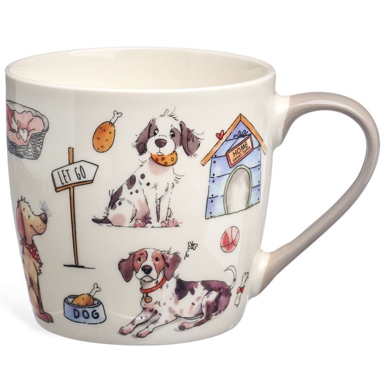 Набор для завтрака lefard "dogs", 2 пр.: салатник 500мл, кружка 345мл Lefard (260-1055)