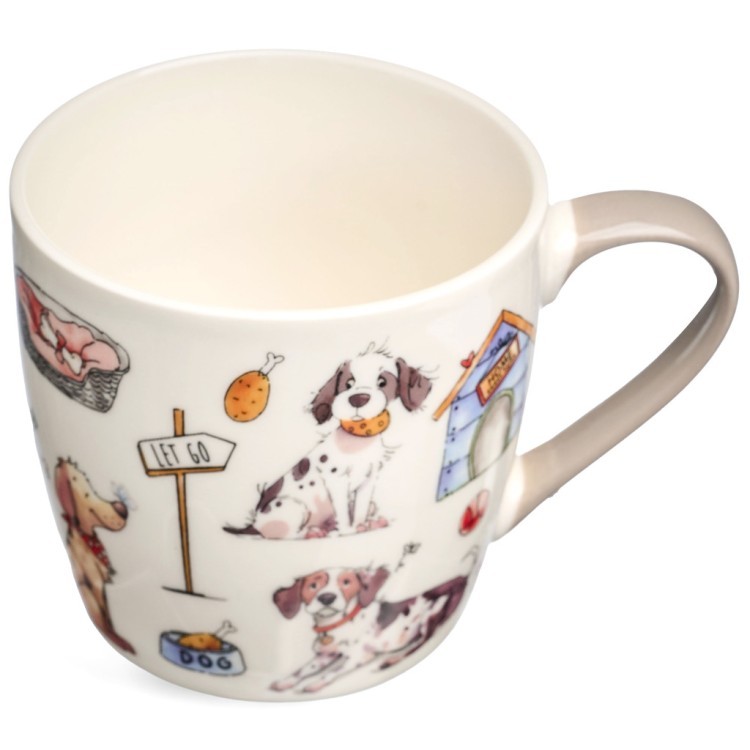 Набор для завтрака lefard "dogs", 2 пр.: салатник 500мл, кружка 345мл Lefard (260-1055)