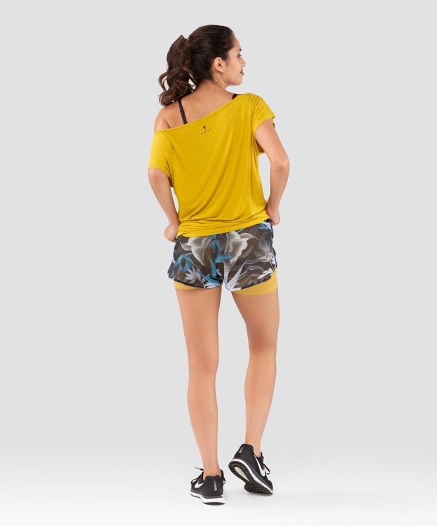 Женская футболка Ease Off mustard FA-WT-0202-MSD, горчичный (756488) Женская футболка Ease Off mustard FA-WT-0202-MSD, горчичный (756488)
